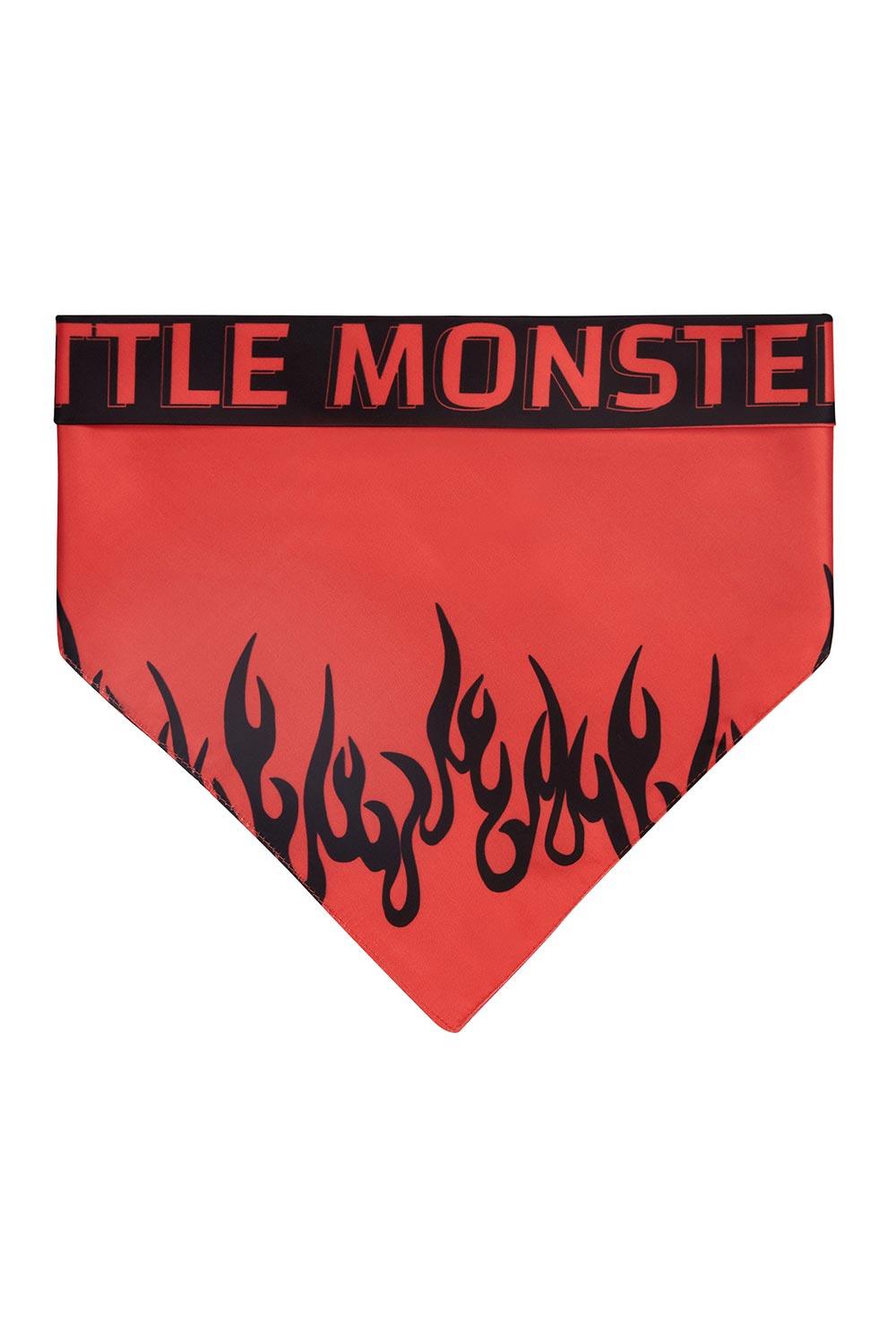 Little Monsters-LM Black Fire Bandana-Köpek-2-milagron.live