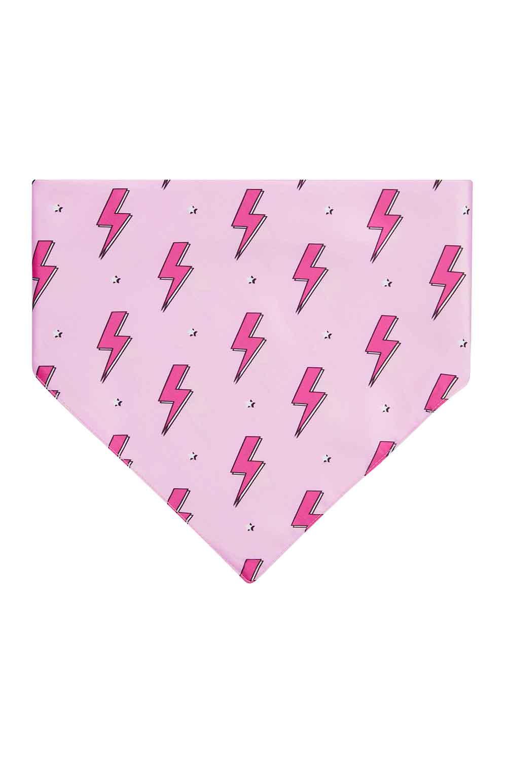 Little Monsters-Pink Flash Bandana-Köpek-3-milagron.live