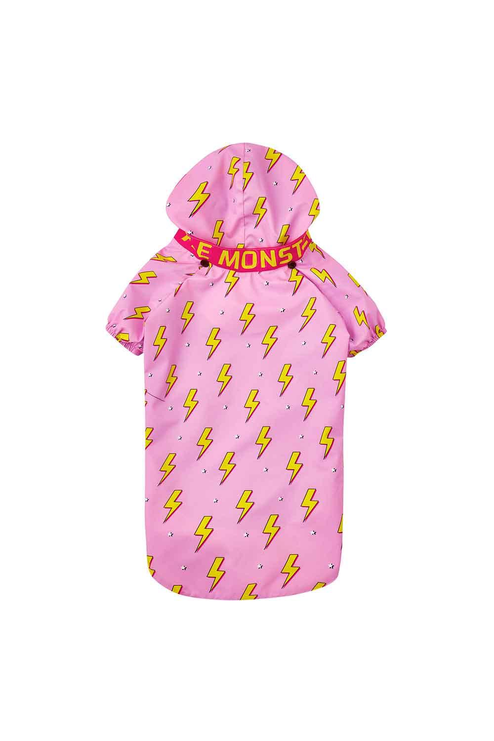 Little Monsters-Pink Flash Yağmurluk-Köpek-1-milagron.live