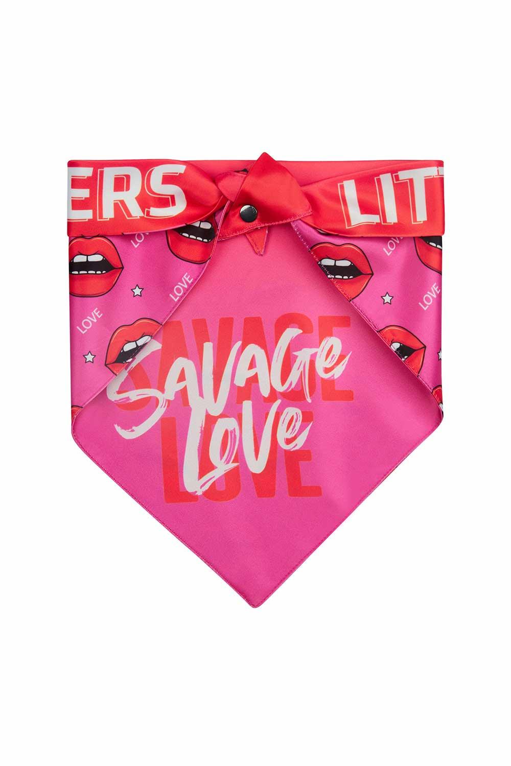 Little Monsters-Savage Love Bandana-Köpek-3-milagron.live