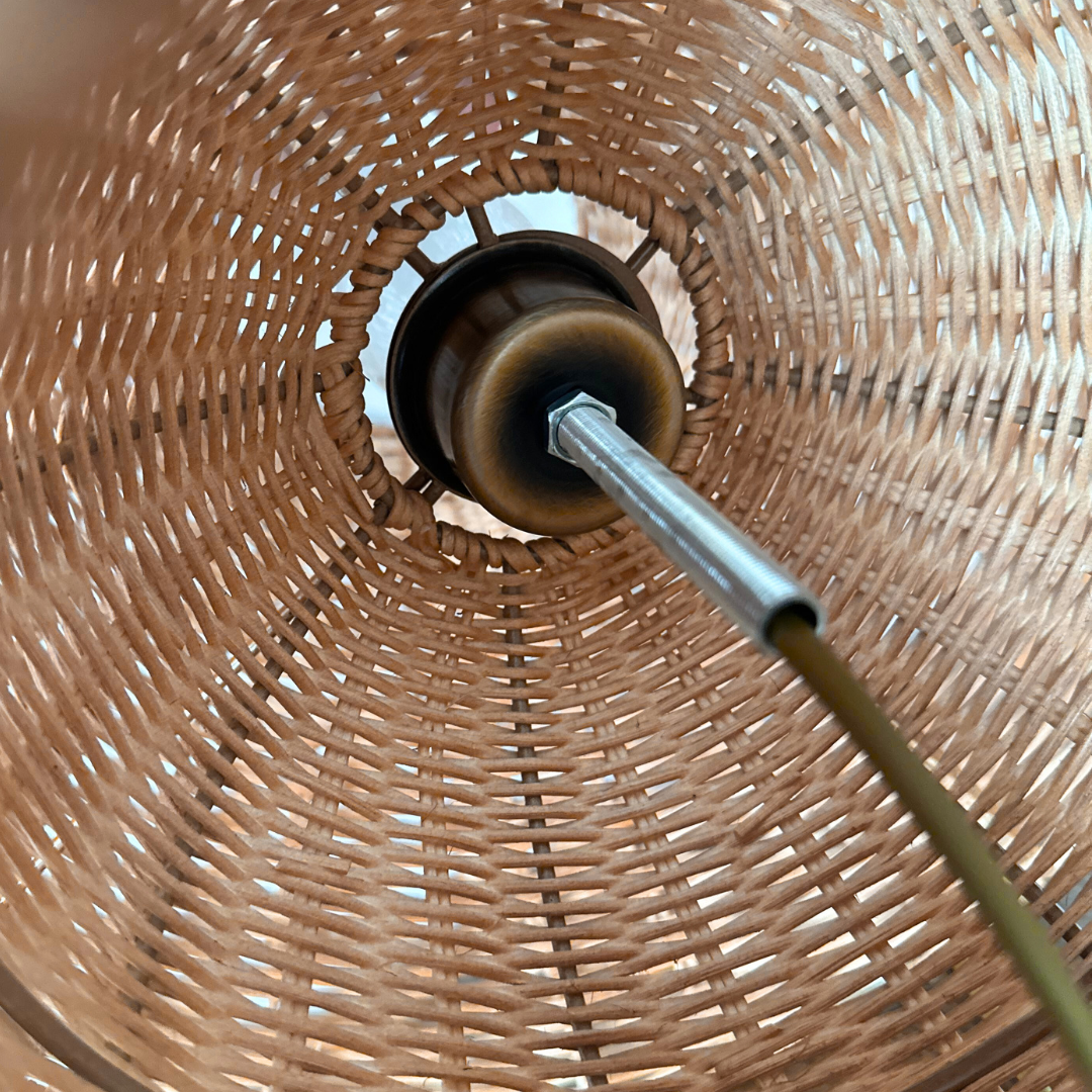 Truffle Büyük Doğal Rattan Abajur