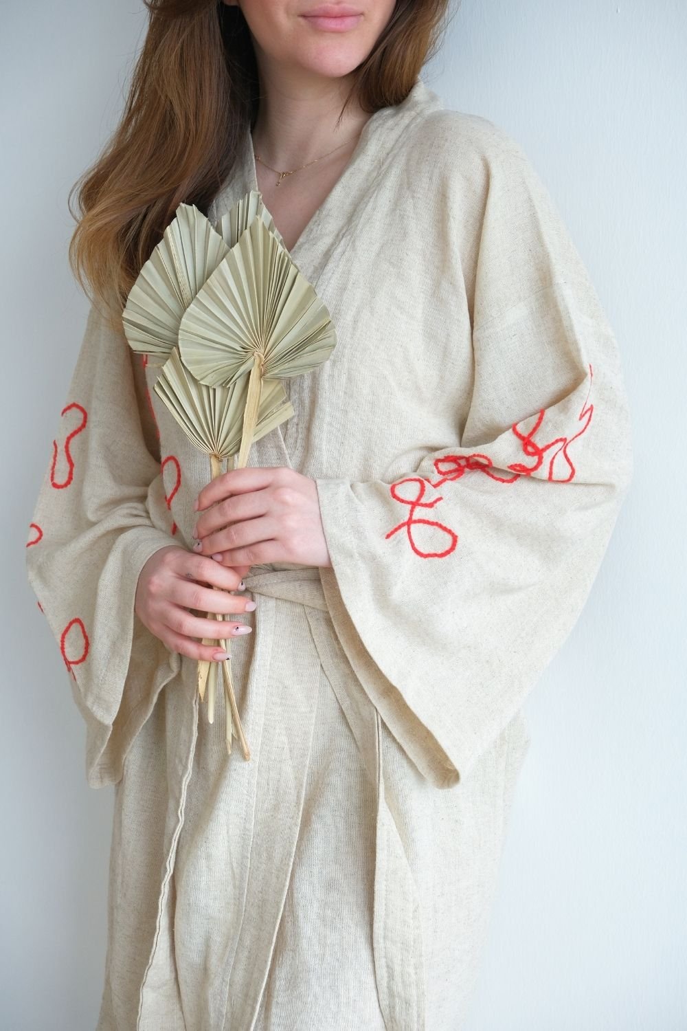 Lofuta-Kimono Ottoman Red-Kimono-3-milagron.live