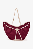 Loventa-Large Tote Bag Kırmızı & Bej Niesha Allure-Omuz Çantası-1-milagron.live