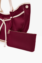 Loventa-Large Tote Bag Kırmızı & Bej Niesha Allure-Omuz Çantası-5-milagron.live