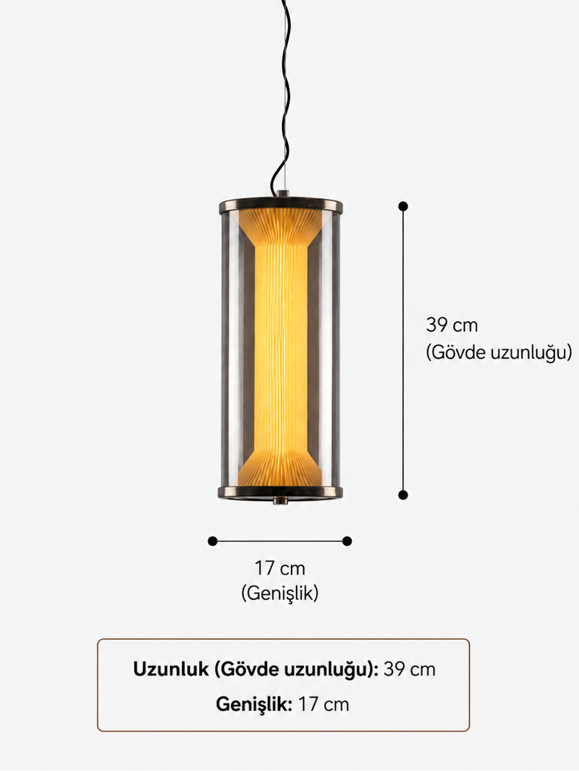 Lumiana-Raleigh Füme Sarkıt (Medium)-Avize-3-milagron.live