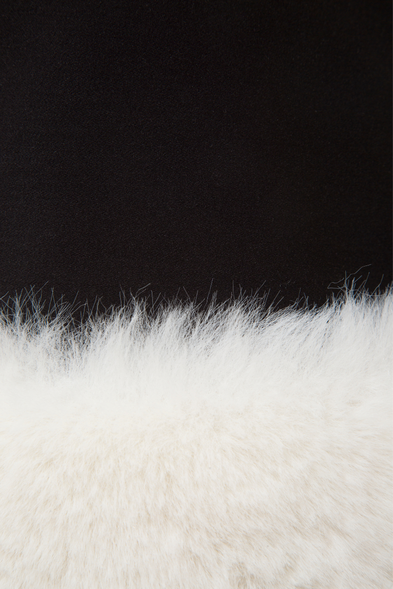 Mira Kürk Detayli MiNi Etek