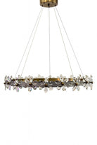 Florale Kristal Avize - 0