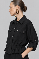 Anais Tencel Ceket Siyah