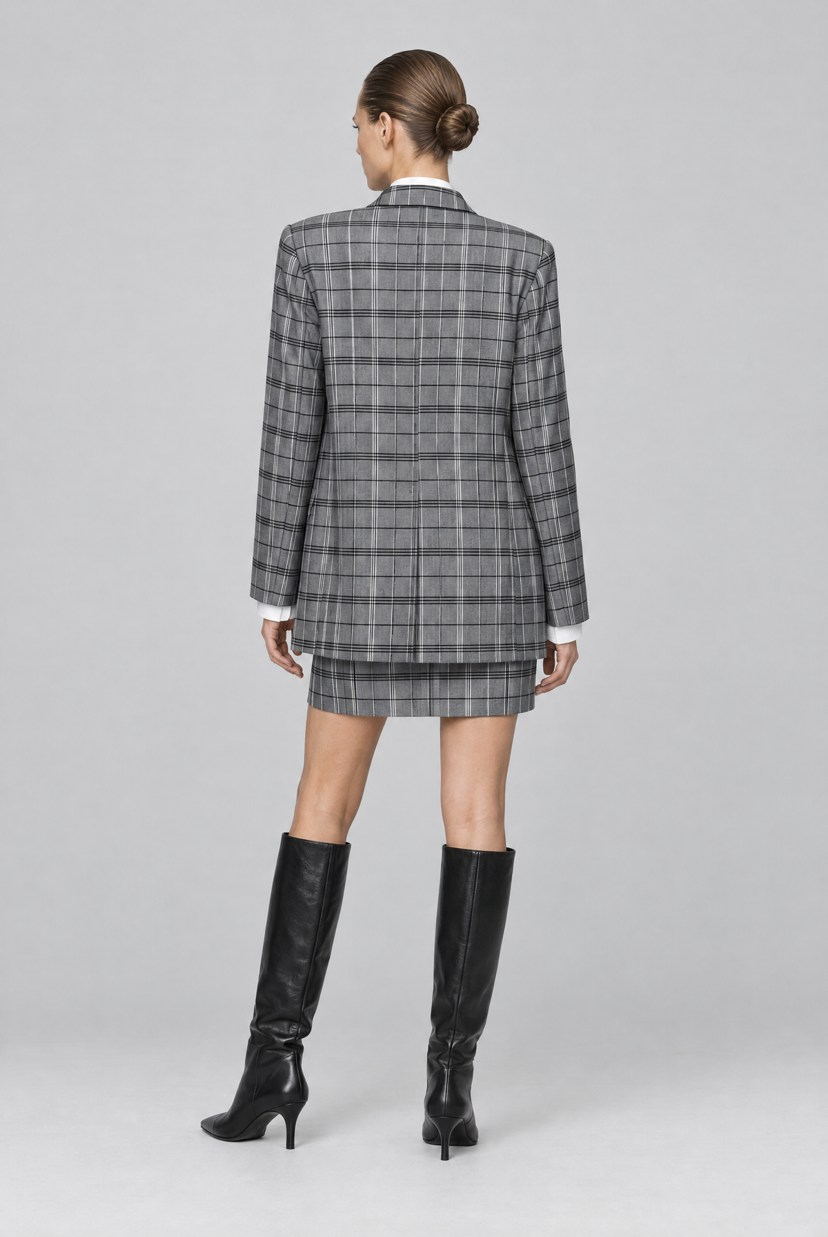 Irene Ekoseli Blazer Ceket Gri