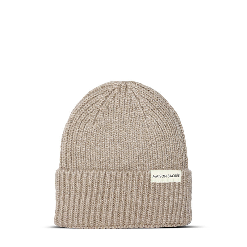 Maison Sacrée-Beige Black Grey Beanie Three Pack-Bere-2-milagron.live