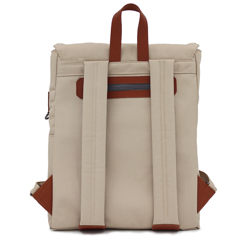 Maison Sacrée-Ferrat Beige 17'' Backpack-Sırt Çantası-3-milagron.live