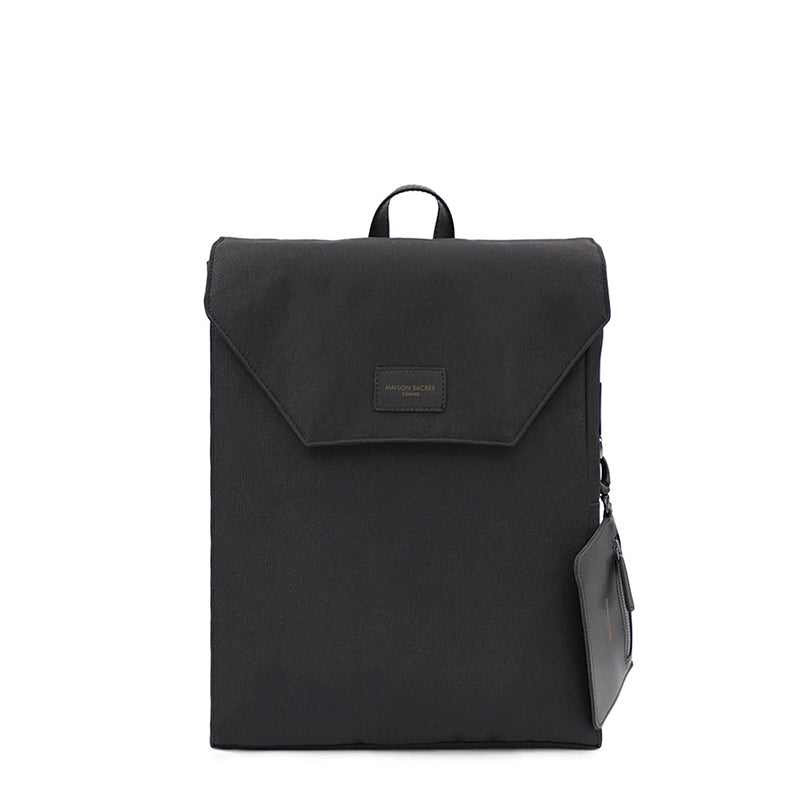 Maison Sacrée-Ferrat Black 13'' Backpack-Sırt Çantası-1-milagron.live