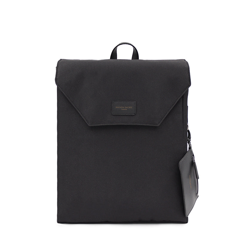 Maison Sacrée-Ferrat Black 15'' Backpack-Sırt Çantası-1-milagron.live