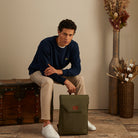 Maison Sacrée-Ferrat Khaki 17'' Backpack-Sırt Çantası-7-milagron.live