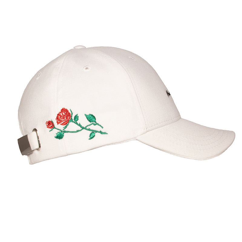 Maison Sacrée-La Rose Du Jardin White Cap-Şapka-2-milagron.live