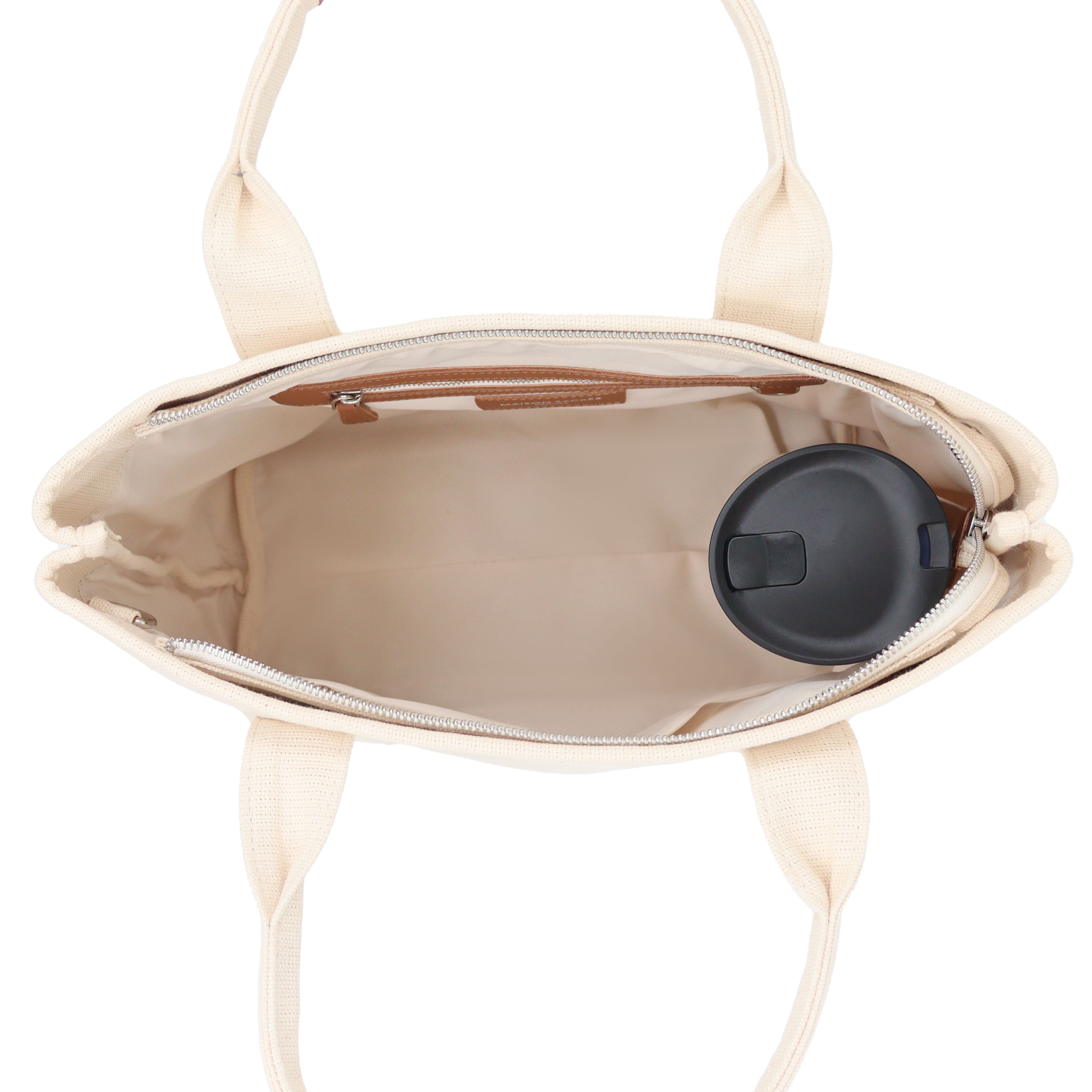Maison Sacrée-Miramar Beige Large Shoulder Bag-Miramar-4-milagron.live