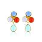 Maison Soula-Aqua Earrings Multicolor-Earrings-1-milagron.live