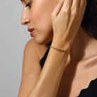 Maison Soula-Many Tiny Hearts Tennis Bracelet Version 2 Multicolor-Bracelet-2-milagron.live