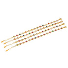 Maison Soula-Many Tiny Hearts Tennis Bracelet Version 2 Multicolor-Bracelet-3-milagron.live