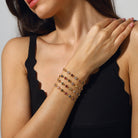 Maison Soula-Many Tiny Hearts Tennis Bracelet Version 2 Multicolor-Bracelet-7-milagron.live