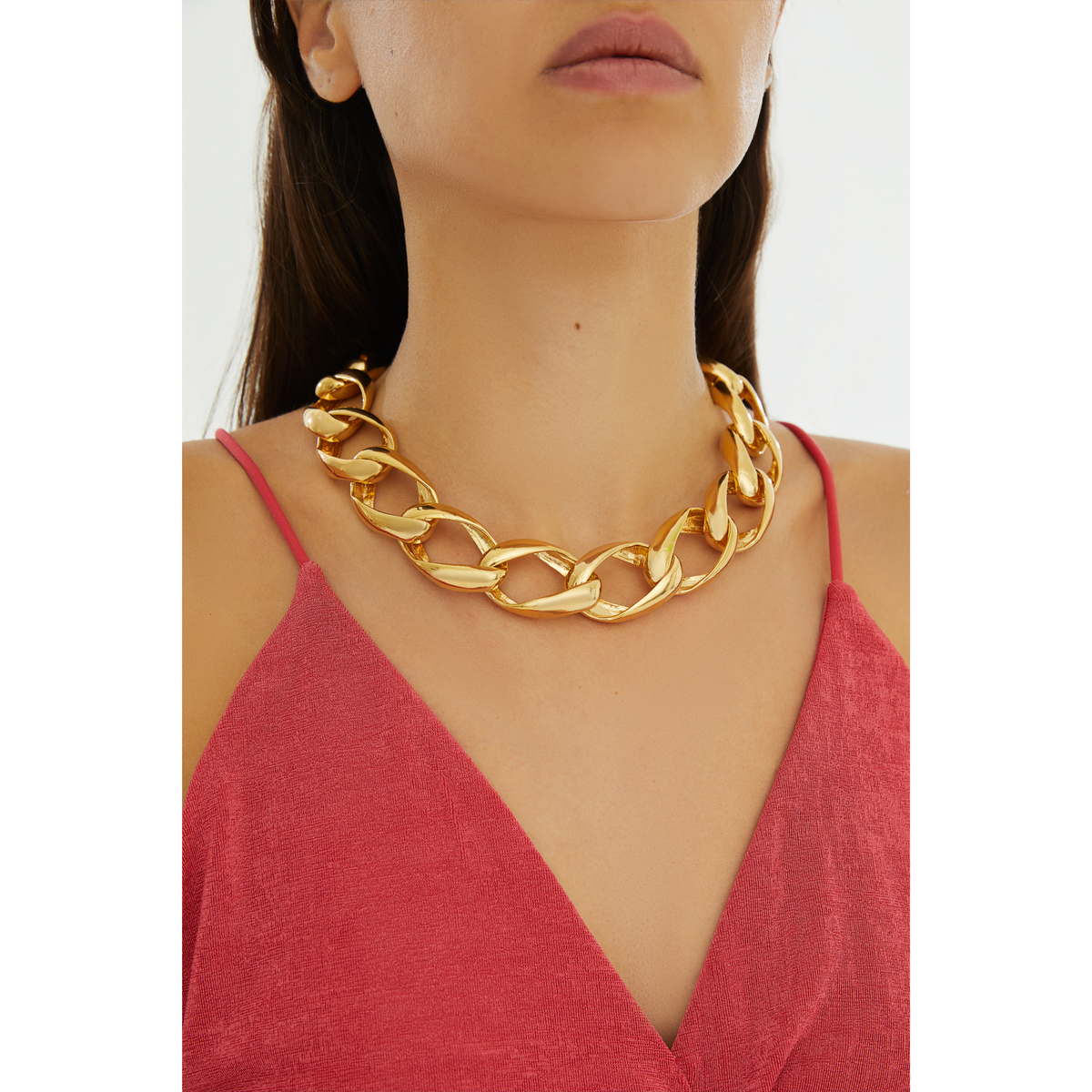 Maison Soula-Nyx Chain Necklace Thick Chains-Necklace-5-milagron.live