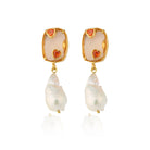 Maison Soula-Antheia Earrings Orange-1-milagron.live