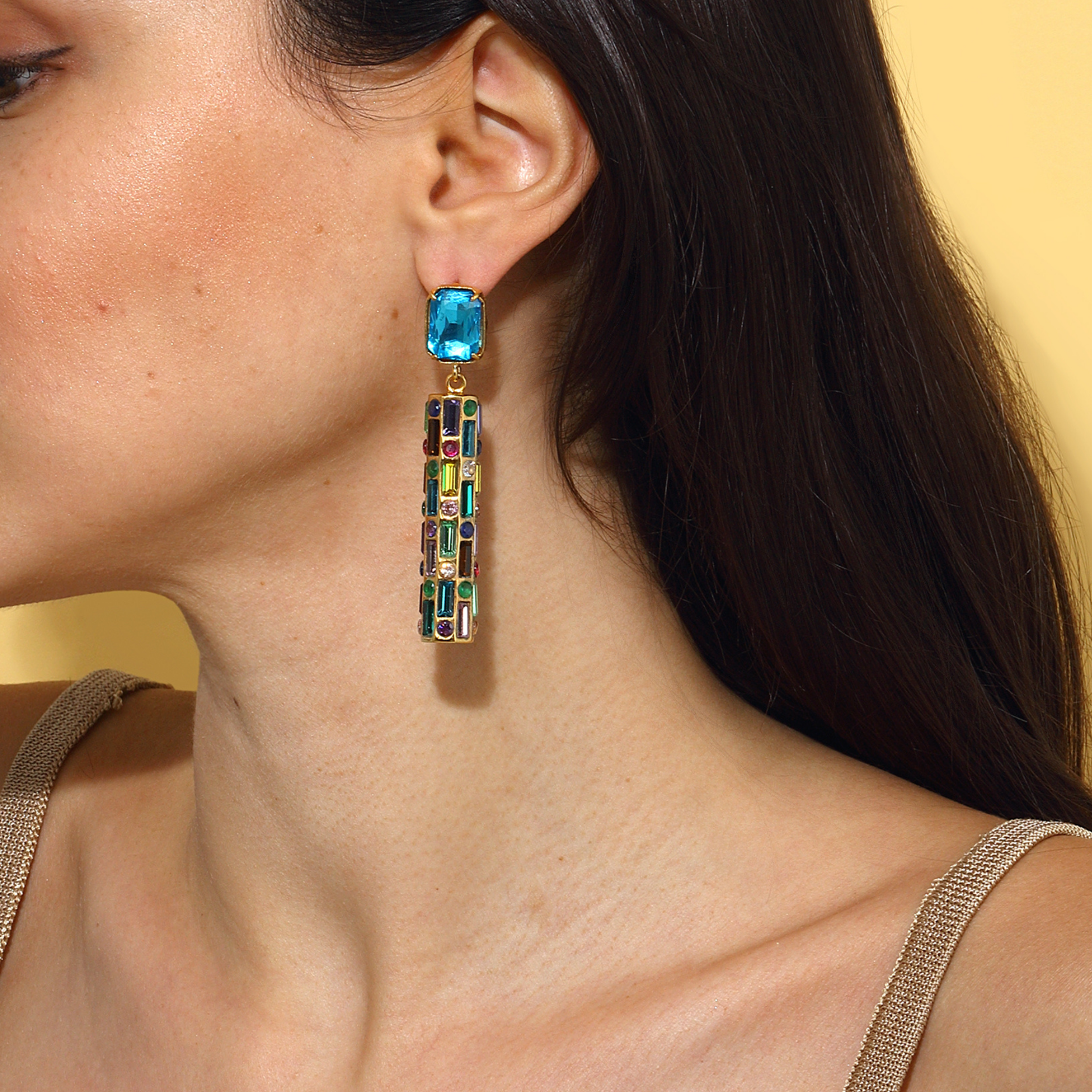 Maison Soula-Cher Drop Earrings Deep Blue-Earrings-7-milagron.live