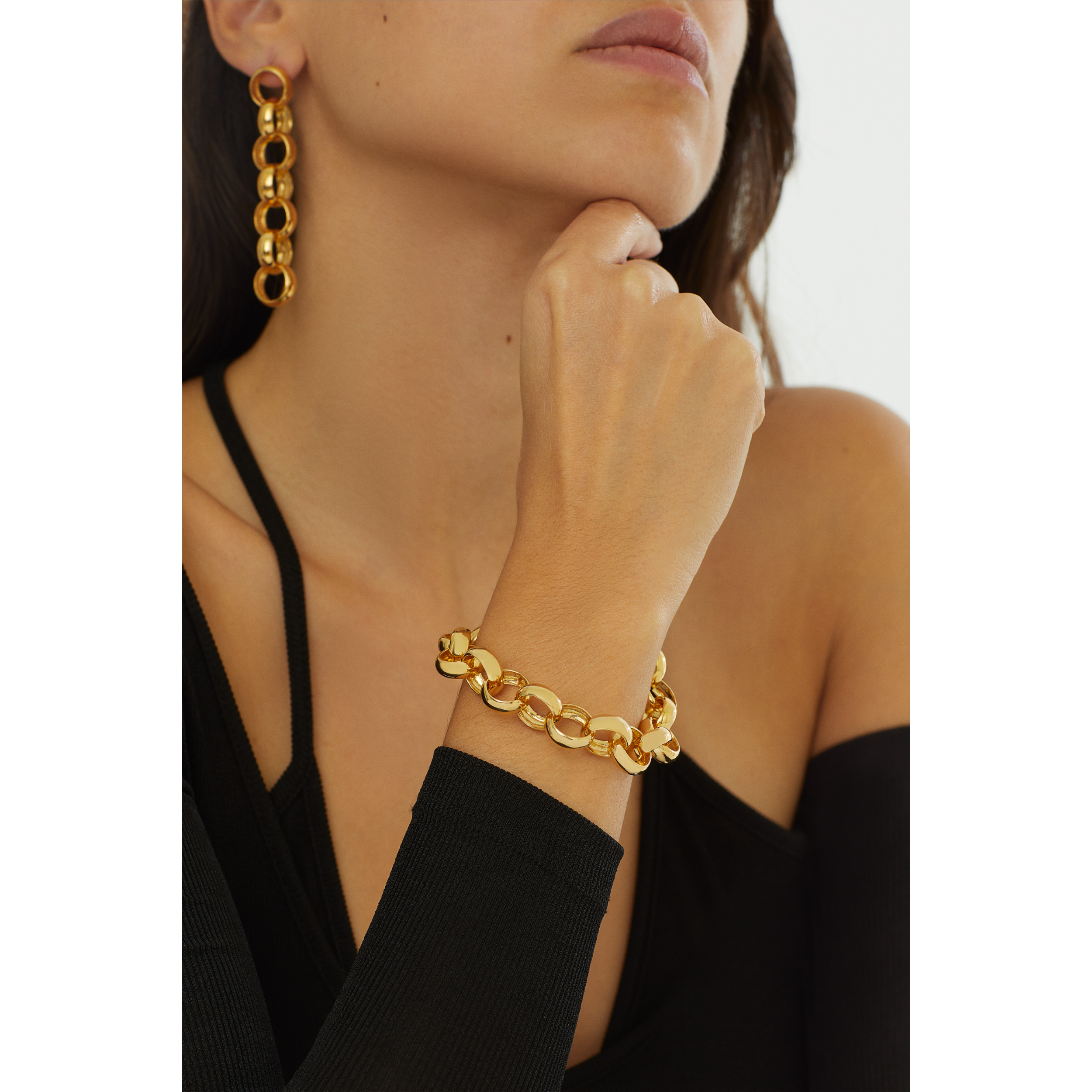 Maison Soula-Gaia Chain Bracelet Small Chains-2-milagron.live