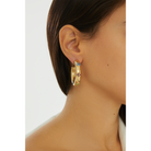 Maison Soula-Yeona Hoop Earrings-Earrings-5-milagron.live
