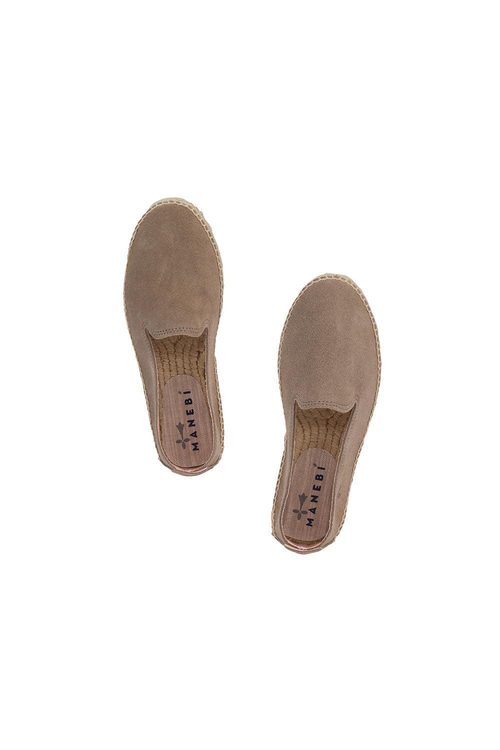 Manebi-Hamptons Double Sole Espadrilles Coco Brown-Espadril-2-milagron.live