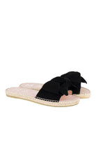 Manebi-Hamptons Sandals with Bow Black-Sandalet & Terlik-3-milagron.live