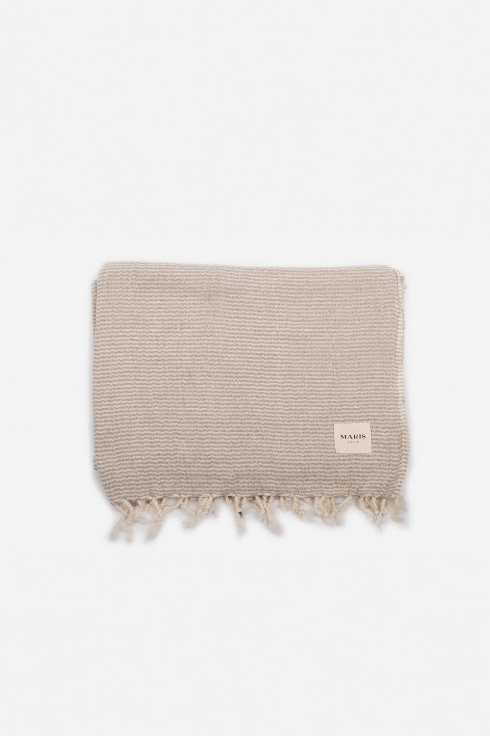 Maris Atelier-Lido Peştamal | Beige-Havlu & Peştamal-1-milagron.live