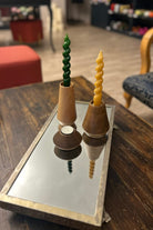 Massello Design-Conico 3'lü Ahşap Şamdan & T-light Mumluk-Mumluk & Şamdan-4-milagron.live