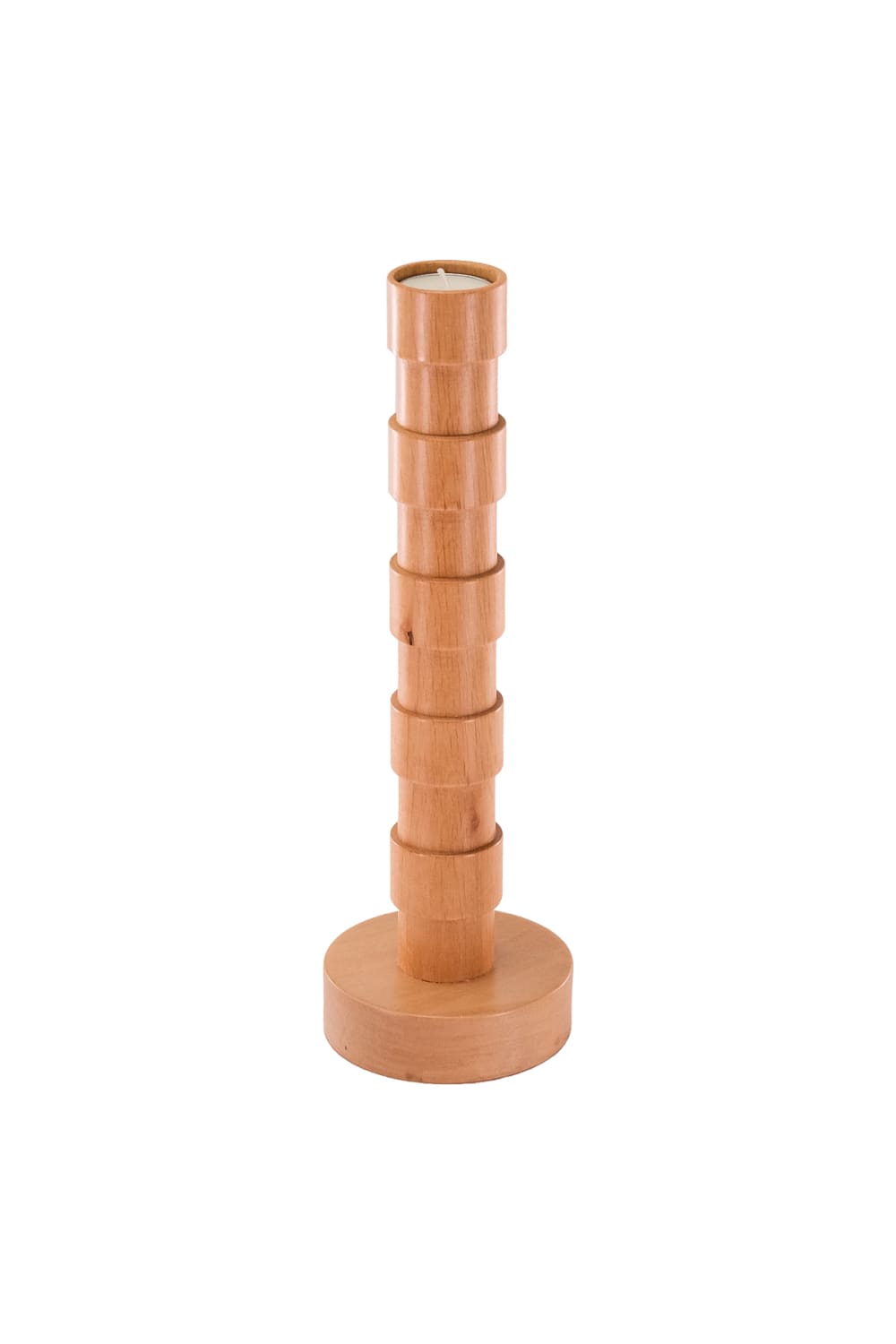 Massello Design-Trio 3'lü Ahşap Şamdan & T-light Mumluk-Mumluk & Şamdan-6-milagron.live
