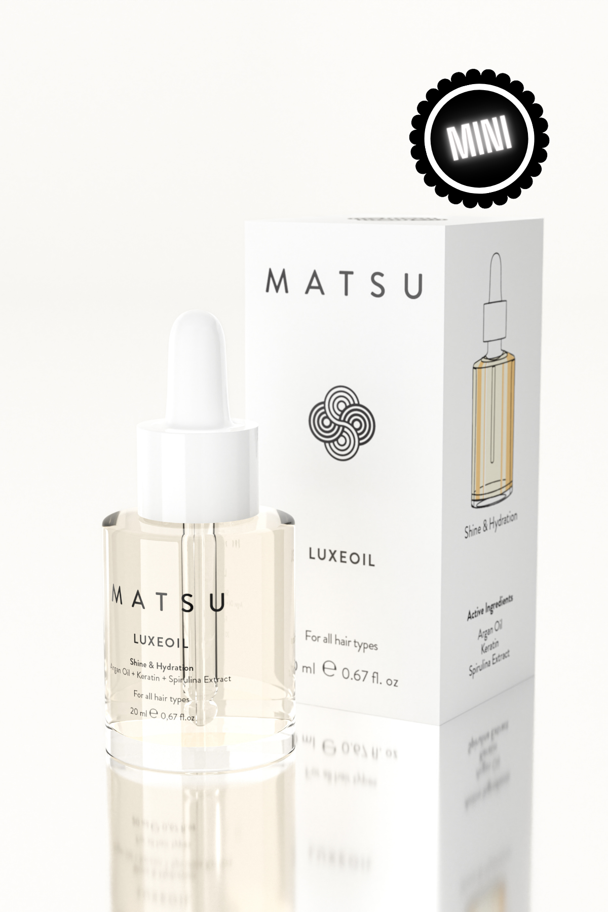 Luxeoil | Argan & Havyar Besleyici Saç Bakım Yağı 20 Ml