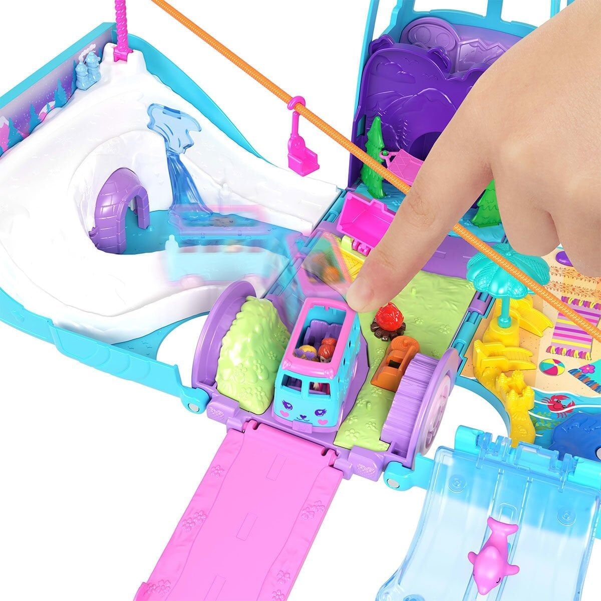 Jcc22 Polly Pocket Hayvancıkların Karavan Macerası Oyun Seti