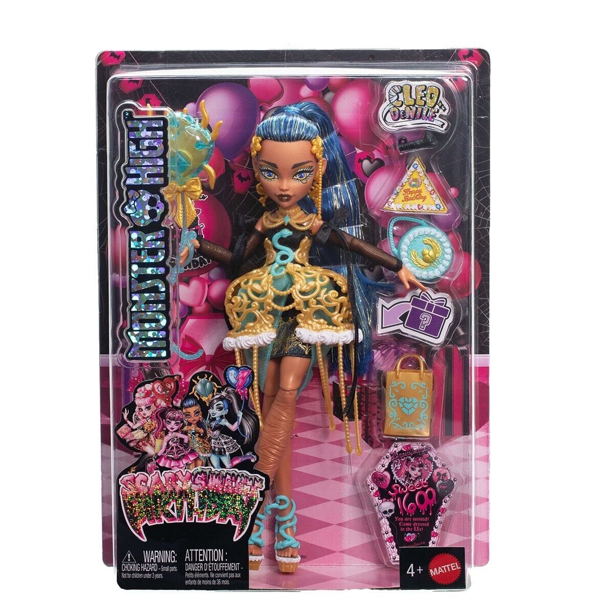 Jbg76 Monster High Scary Sweet Birthday Cleo