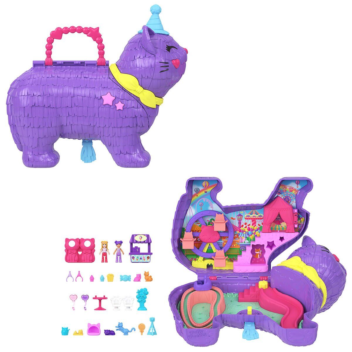 Jft90 Polly Pocket Parti Kediciği Oyun Seti