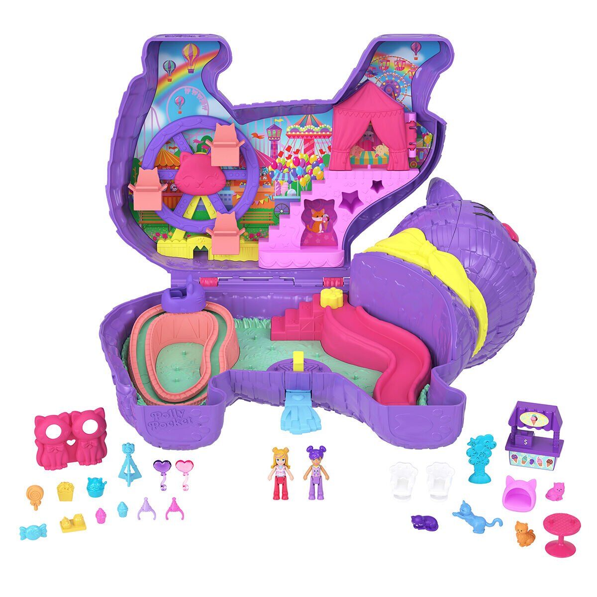 Jft90 Polly Pocket Parti Kediciği Oyun Seti