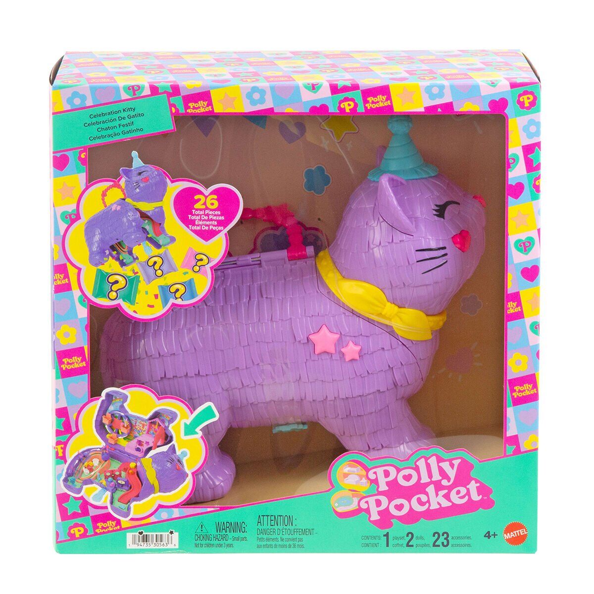 Jft90 Polly Pocket Parti Kediciği Oyun Seti