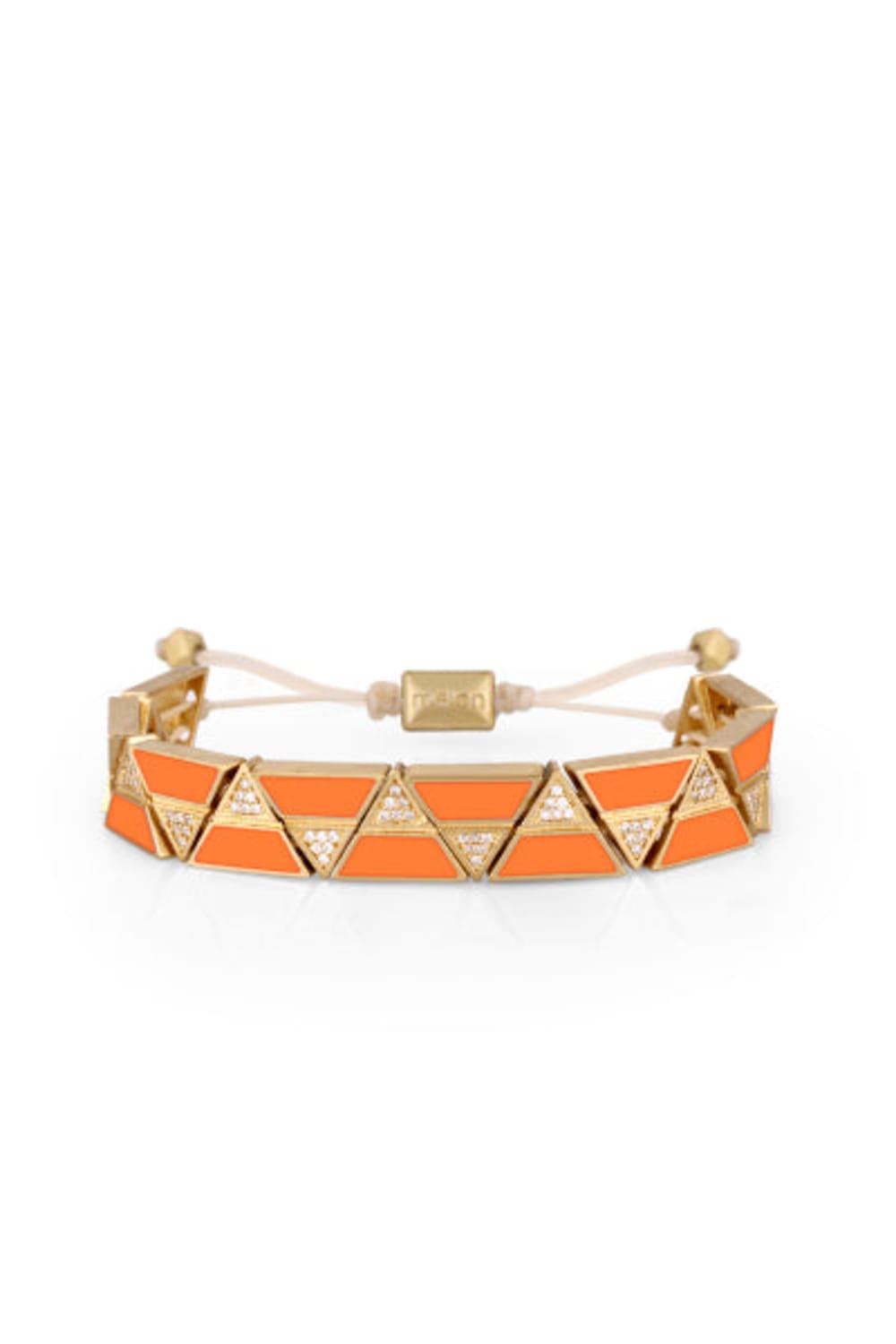 Melon-Gold Zigzag Orange Bileklik-Bileklik-1-milagron.live