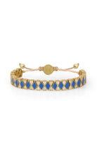Melon-Must Blue Gold Stone Bileklik-Bileklik-1-milagron.live