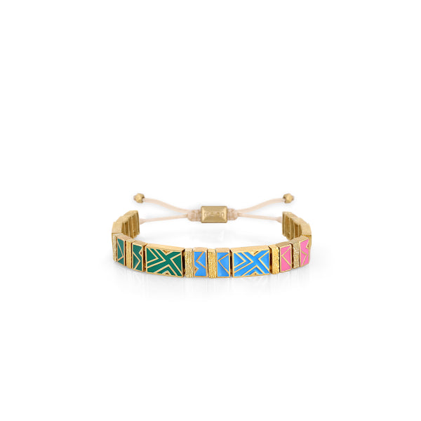 Melon Onyx Colored Bileklik