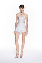 Egeria Silk Top & Shorts White