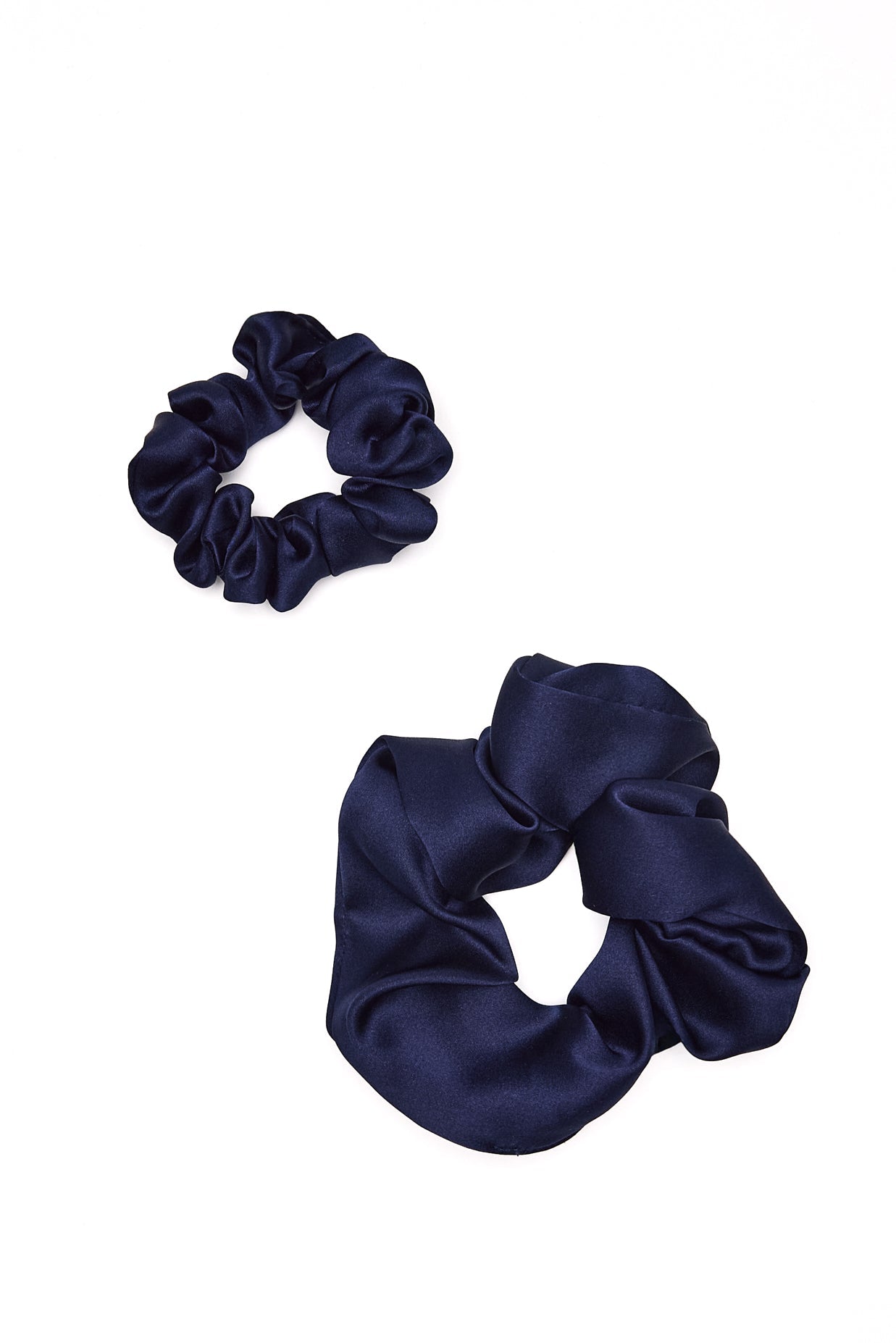 Mers Silk-Pure Silk Scrunchie Set-3-milagron.live