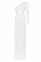 Mers Silk-Roxane Dress White-2-milagron.live