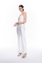 Mers Silk-Zoe White Bridal Silk Dress-3-milagron.live
