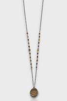 Mey Atelier-Rouge – Antika Roma Parası Tiger Eye Gümüş Zincir Unisex Kolye-Kolye-1-milagron.live