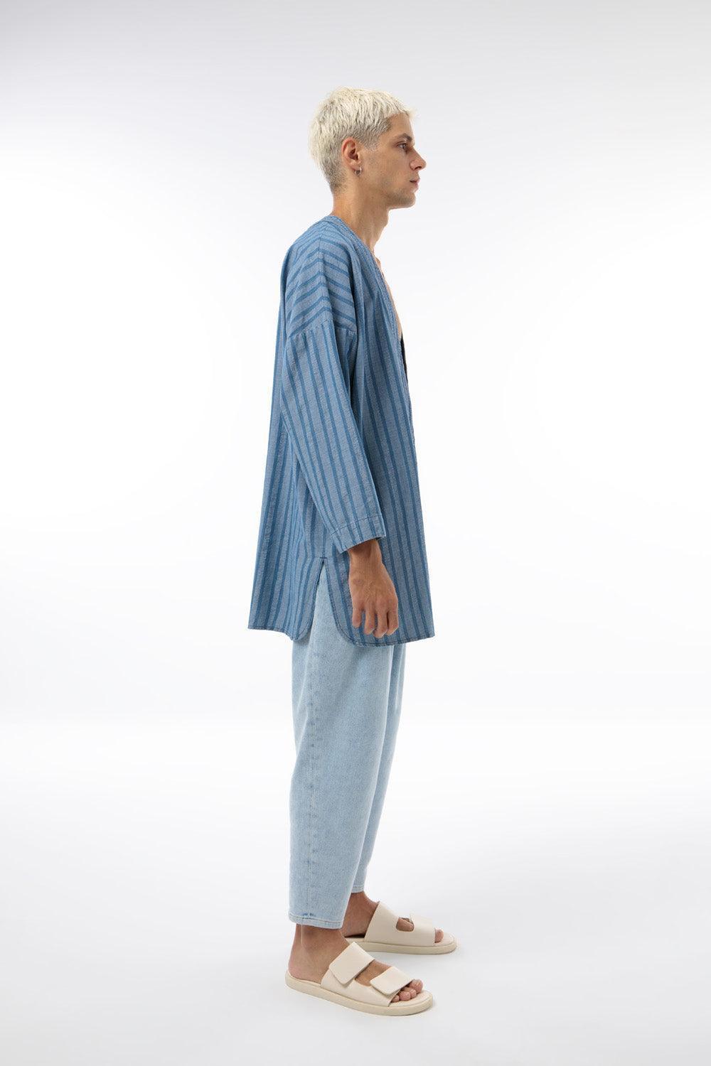 Midground-Denim Kimono-Kimono-2-milagron.live