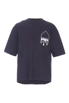 Midground-Ters Cep Baskılı Oversize Basic T-shirt-T-Shirts-1-milagron.live